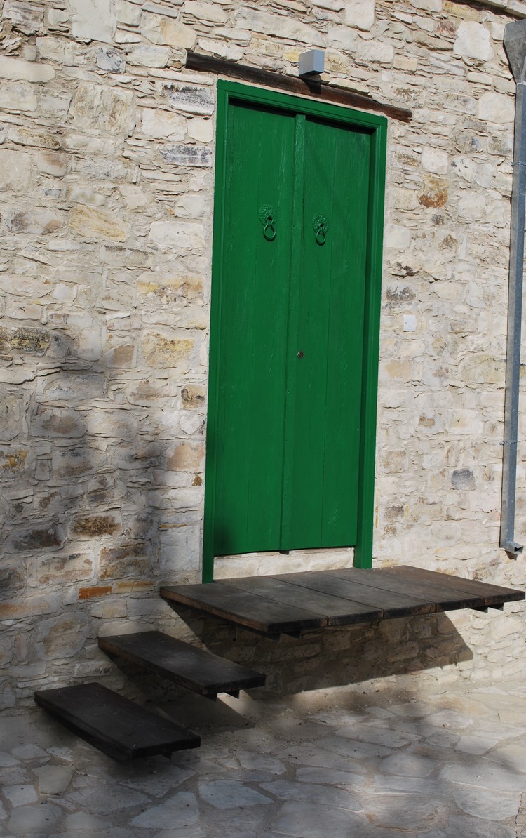 Vavla Larnaca green shutters